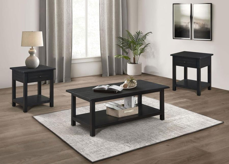 Payne - Coffee And 1-Drawer End Table Set - JaxCo Furniture