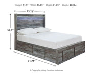 Baystorm - LED Panel Bed - JaxCo Furniture