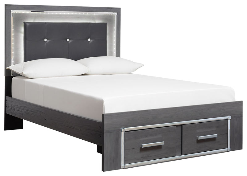 Lodanna - Panel Bed - JaxCo Furniture