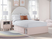 Wistenpine - Upholstered Panel Bed With Storage - JaxCo Furniture