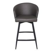 Webber - Swivel Counter Stool - Charcoal - JaxCo Furniture