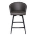 Webber - Swivel Counter Stool - Charcoal - JaxCo Furniture