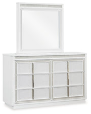Chalanna - White - Dresser And Mirror - JaxCo Furniture