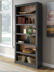 Wildenauer - Brown / Black - Bookcase - JaxCo Furniture
