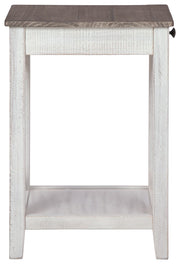 Adalane - White / Gray - Accent Table - JaxCo Furniture