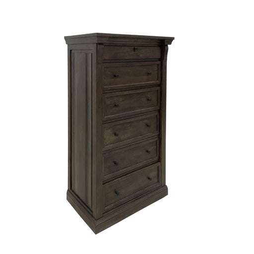 Adelaide - Wood 6 Drawer Chest - Cocoa Brown - JaxCo Furniture