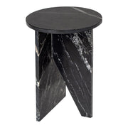 Grace - Marble Accent Table - Black - JaxCo Furniture