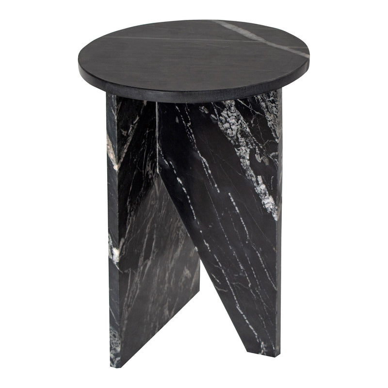 Grace - Marble Accent Table - Black - JaxCo Furniture