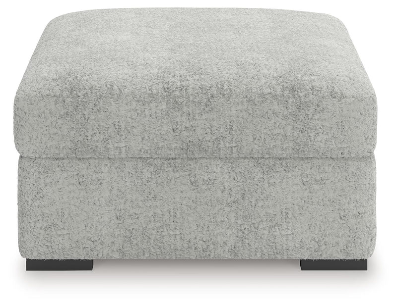 Cuddle Plush - Arctic - Oversized Accent Ottoman - JaxCo Furniture