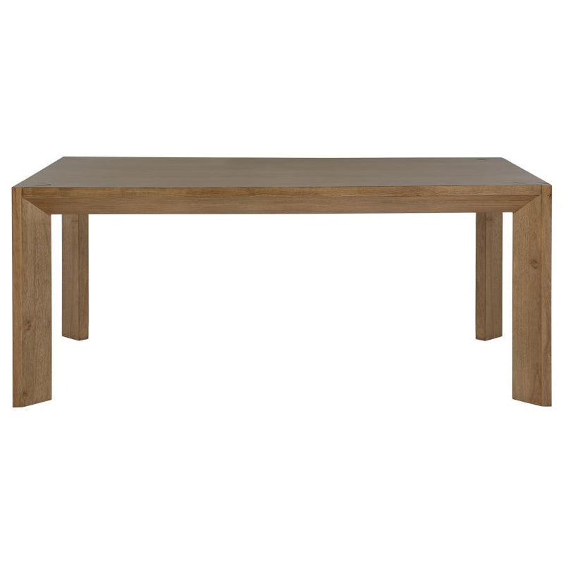 Bruner - Rectangular Wood Dining Table - Natural Brown - JaxCo Furniture