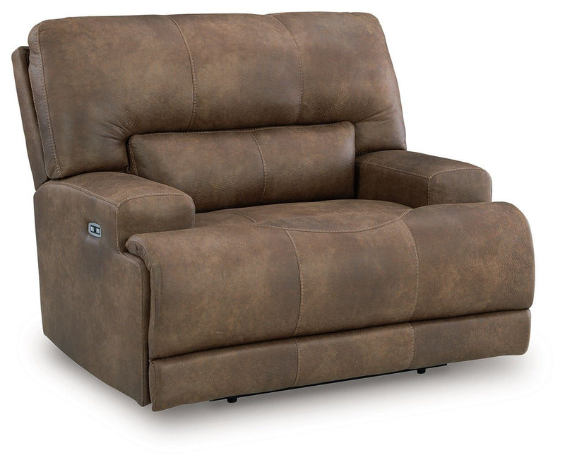 Beckley Place - Earth - Power Recliner With Adjustable Headrest - JaxCo Furniture