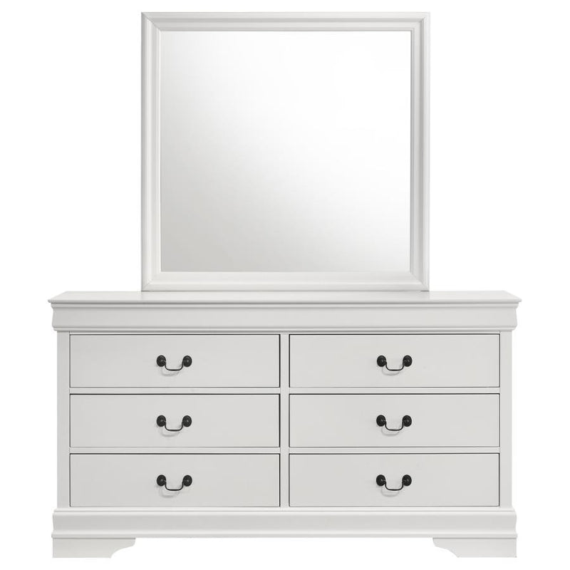 Louis Philippe - Six-Drawer Dresser - JaxCo Furniture