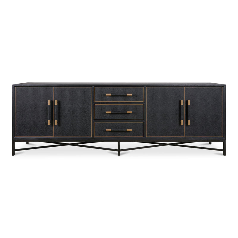 Mako - Large Sideboard - Black - JaxCo Furniture