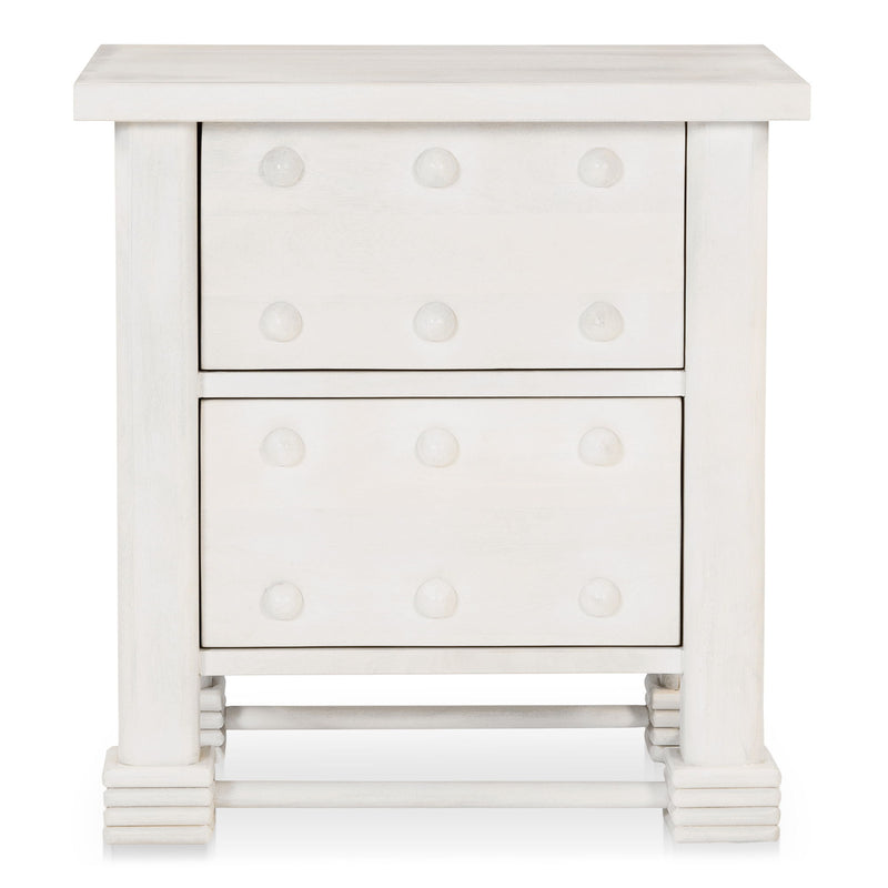 Clement - Nightstand - Whitewashed - JaxCo Furniture