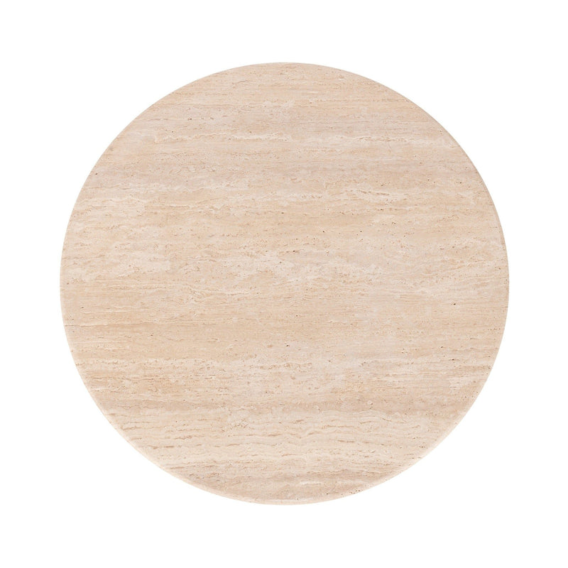 Malani - Travertine Gathering Table - JaxCo Furniture