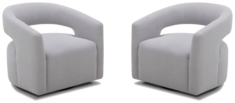 Orbit - Open Back Accent Chair (Set of 2) - JaxCo Furniture