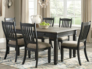 Tyler Creek - Black / Gray - Rectangular Dining Room Table - JaxCo Furniture