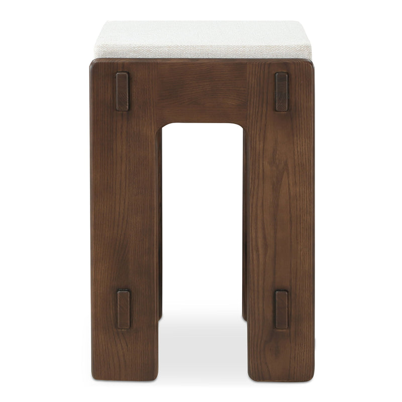 Ashby - Counter Stool - Beige - White - JaxCo Furniture