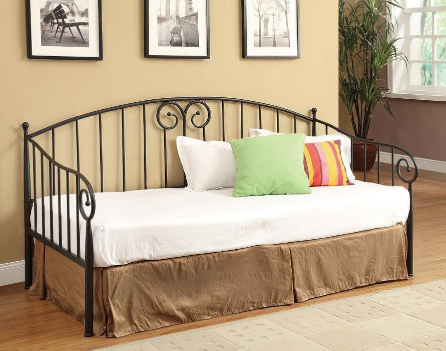 Grover - Metal Twin Daybed - Black - JaxCo Furniture