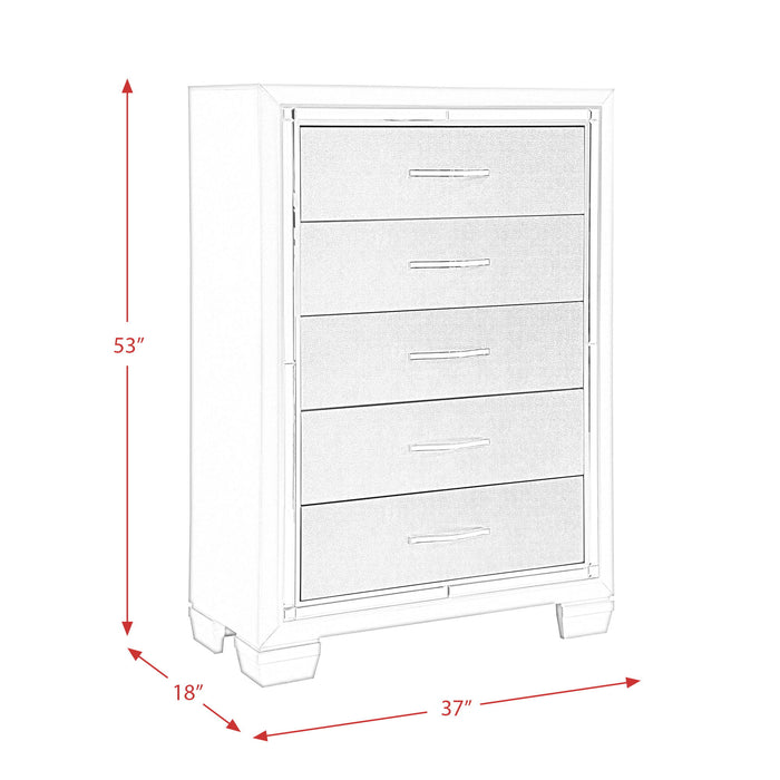 Platinum - Panel Bedroom Set - JaxCo Furniture