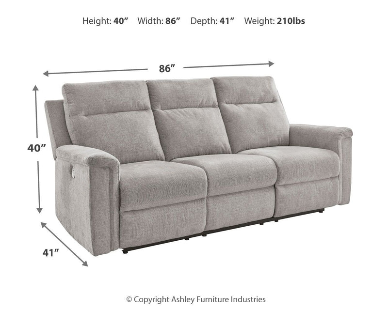 Barnsana - Power Reclining Sofa - JaxCo Furniture