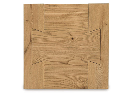 Bracken - Light Brown - Square End Table - JaxCo Furniture