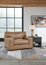Lombardia - Tumbleweed - 2 Pc. - Chair And A Half, Ottoman - JaxCo Furniture