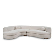 Concord - Sectional - Ivory - JaxCo Furniture