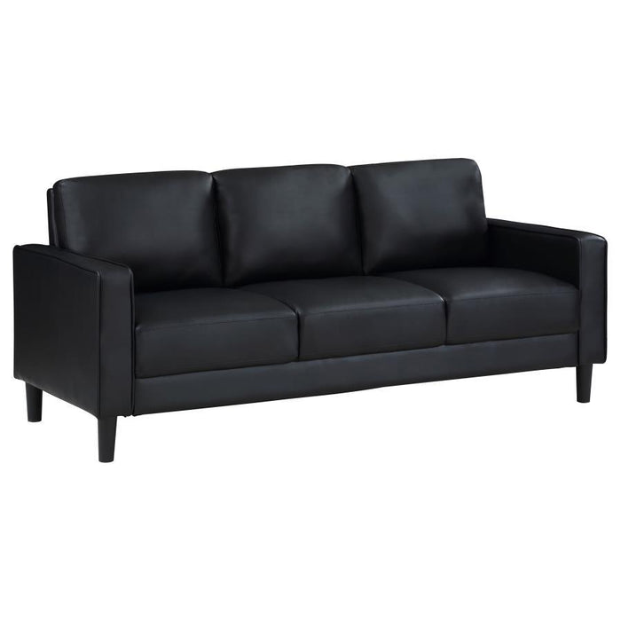 Ruth - Upholstered Track Arm Sofa Set