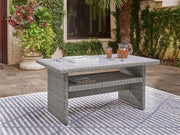 Naples Beach - Light Gray - RECT Multi-Use Table - JaxCo Furniture