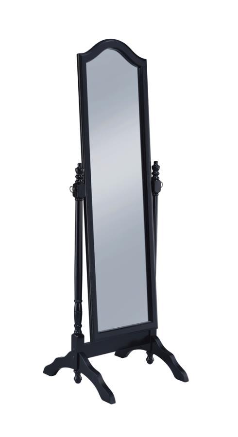 Cabot - Wood Adjustable Length Cheval Mirror - JaxCo Furniture