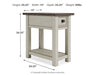 Bolanburg - Chair Side End Table - JaxCo Furniture