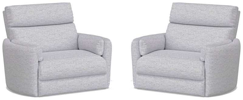Radius Xl - Extra Wide Power Glider Recliner (Set of 2) - JaxCo Furniture