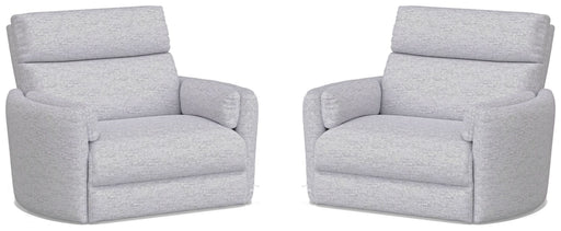 Radius Xl - Extra Wide Power Glider Recliner (Set of 2) - JaxCo Furniture