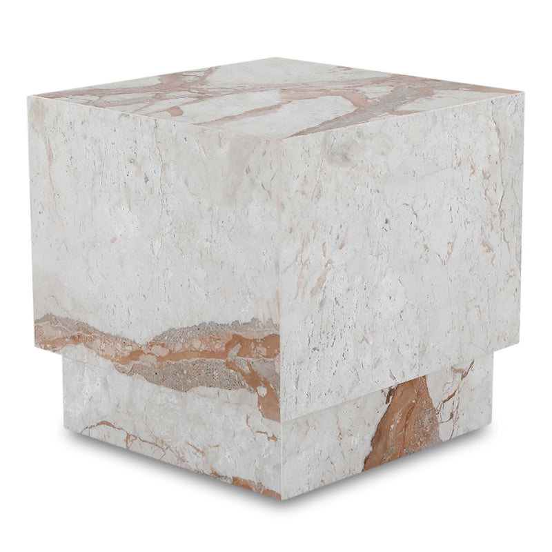 Layla - Side Table - Breccia Marble - JaxCo Furniture