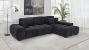 Octavia - Fabric Upholstered Sectional Chaise Sofa - JaxCo Furniture