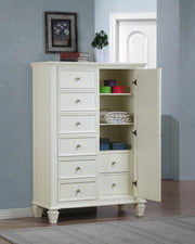 Sandy Beach - Man's Chest with Concealed Storage - JaxCo Furniture
