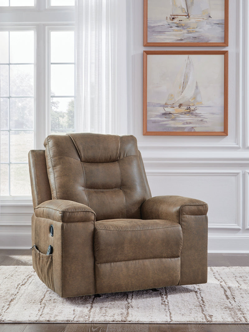 Stockworth - Earth - Rocker Recliner - JaxCo Furniture