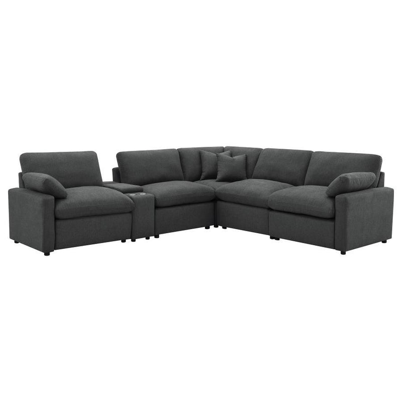 Collins - 6-Piece Modular Power Reclining Sectional - JaxCo Furniture