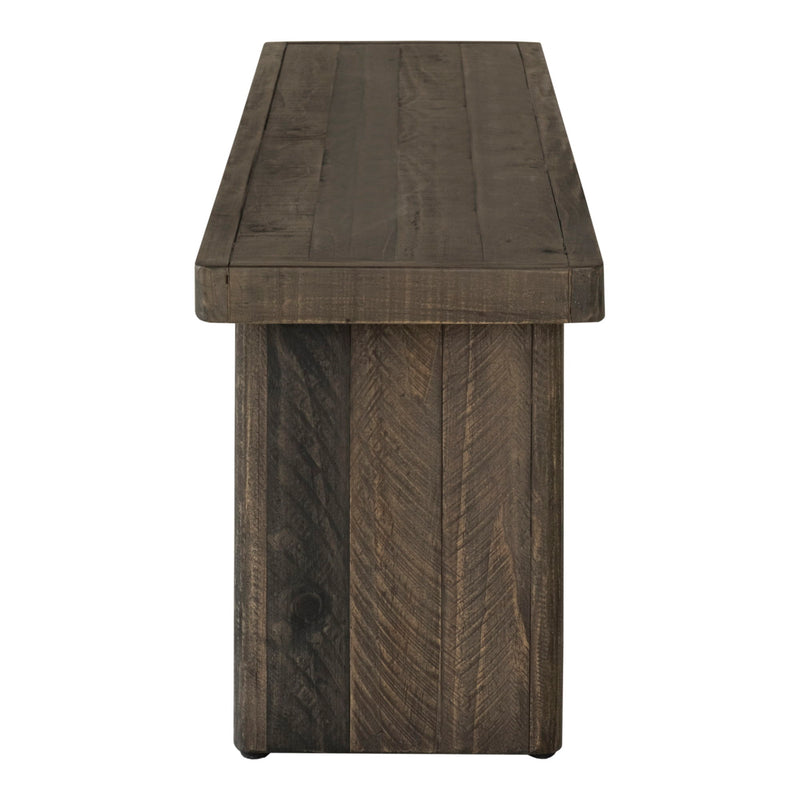 Monterey - Bench - Dark Brown - JaxCo Furniture