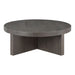 Folke - Round Coffee Table - Dark Gray - JaxCo Furniture