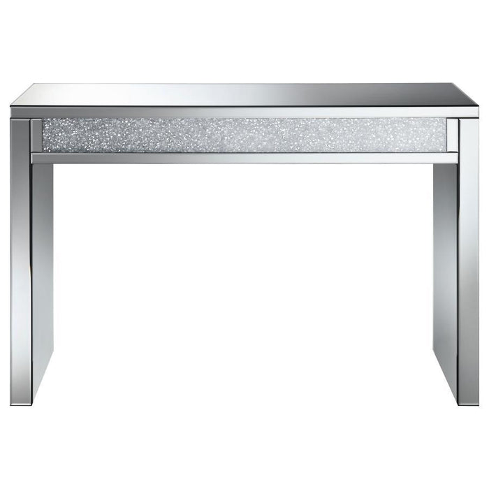 Gillian - Mirrored Acrylic Entryway Console Table - Silver - JaxCo Furniture