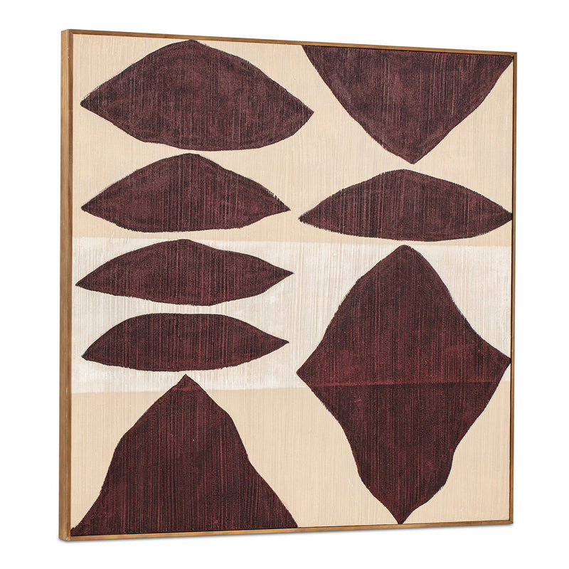 Amada - Framed Painting - Beige - JaxCo Furniture