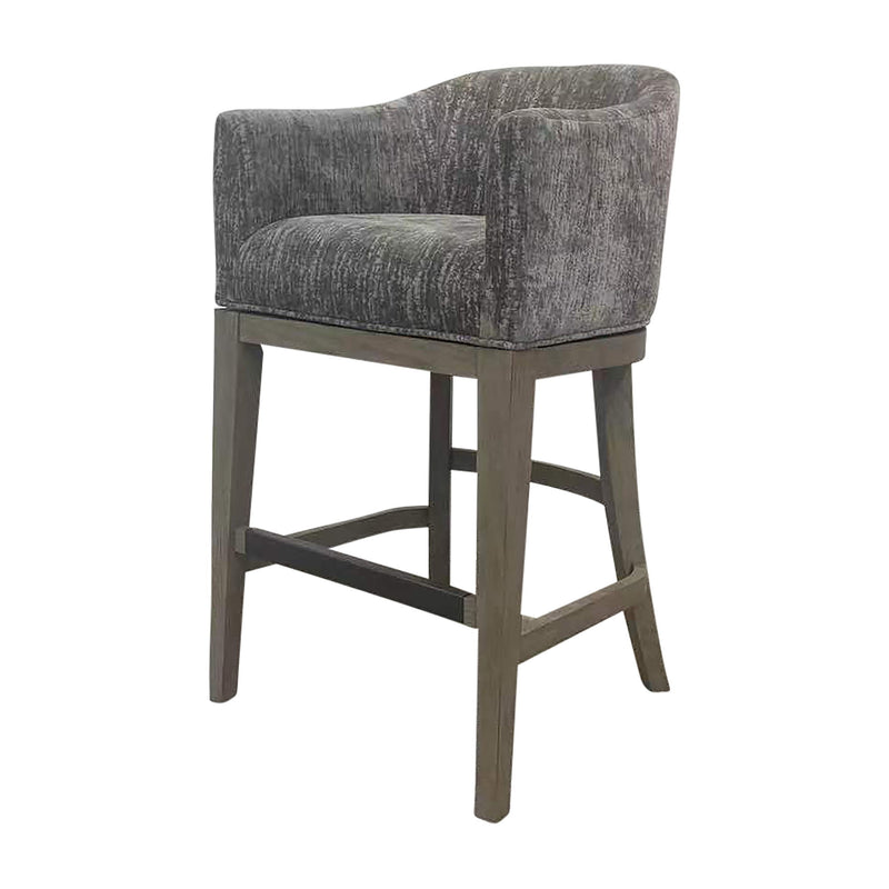 Pure Modern Dining - Upholstered Swivel Barstool - Moonstone - JaxCo Furniture