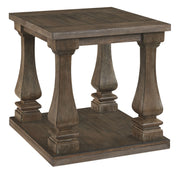 Johnelle - Gray - Rectangular End Table - JaxCo Furniture