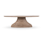 Amra - 94" Dining Table - Sandstone Greige - JaxCo Furniture
