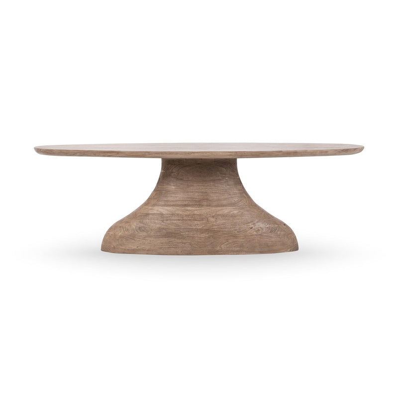 Amra - 94" Dining Table - Sandstone Greige - JaxCo Furniture