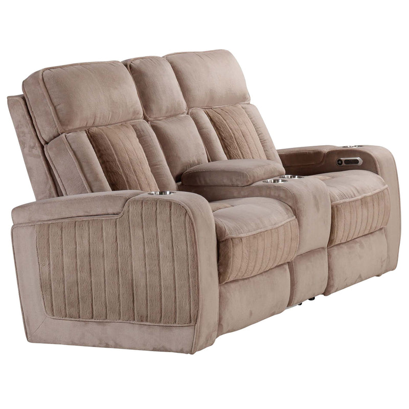Equinox - Power Console Loveseat - JaxCo Furniture