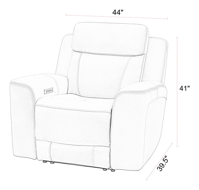 Calgary - Power Recliner - JaxCo Furniture