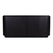 Povera - 4 Door Sideboard - Black - JaxCo Furniture